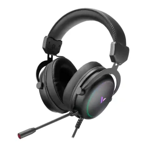 هدست گیمینگ رپو VH300S با صدای مجازی 7.1 و نورپردازی RGB