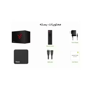اندروید باکس تانیکس مدل Tanix W2 رم 4 گیگابایت حافظه 64 گیگابایت
