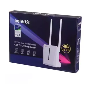 مودم روتر 4.5G TD-LTE نتربیت مدل NW-661D AC1200 دو بانده گیگابیتی