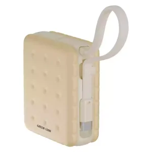 پاوربانک گرین لاین Baker 10000 میلی‌آمپر ساعت با شارژ سریع PD 20W و شارژ بی‌سیم 15 وات