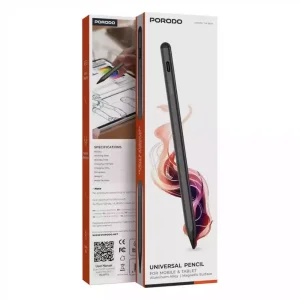 خرید قلم لمسی هوشمند Porodo Universal Smart Pencil PDUSPTS با نوک 1.5 میلی‌متر و شارژ USB-C