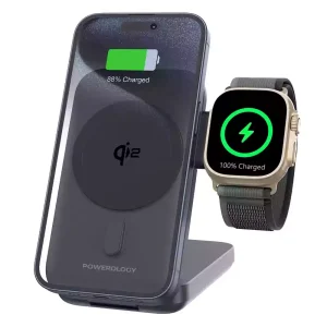 پاوربانک Powerology PPBCHA35-BK ظرفیت 10000mAh با شارژ Qi2
