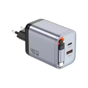 شارژر دیواری گرین لاین Green Lion GaN Premium 40W مدل GNGAN40WEUGY