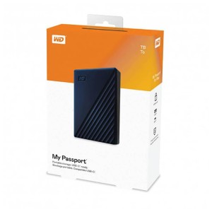 هارد اکسترنال وسترن دیجیتال مدل My Passport WDBYvg0010BBK-WESN ظرفیت 2 ترابایت اصلی با گارانتی