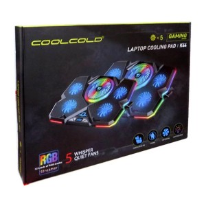 خرید اینترنتی پایه خنک کننده لپ تاپ کول کلد مدل K44-RGB از فروشگاه آنلاین ژاوا