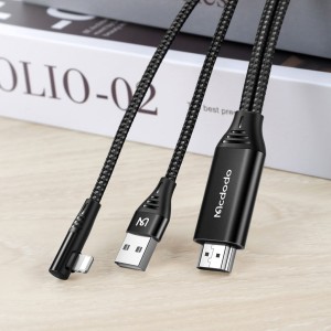 کابل تبدیل لایتنینگ به HDMI مک دودو مدل CA-6400 با گارانتی متین