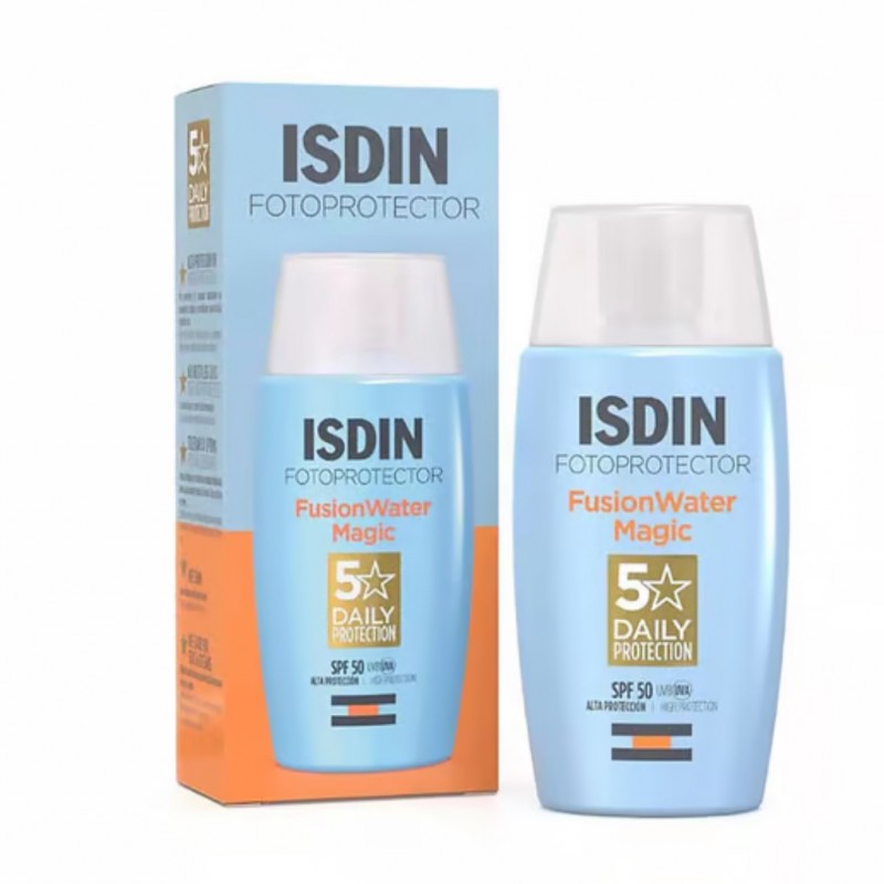 ضدآفتاب فیوژن واترایزدین مدل مجیک ISDINFUSIONWATERMAGIC spf50