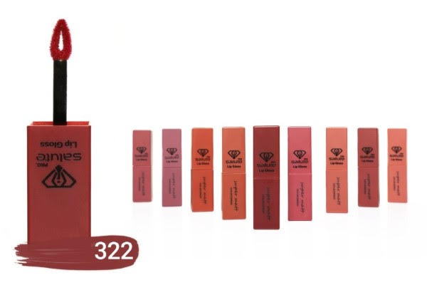 رژ لب مایع سالوته کد 322 حجم 4 میل