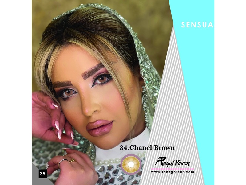 لنز چشم رنگی رویال ویژن شماره 34