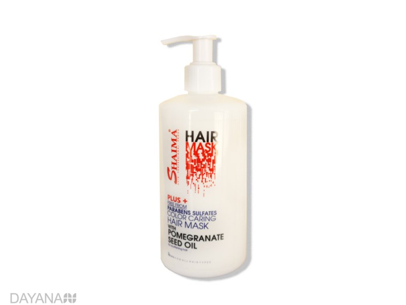 ماسک مو داخل حمام  هسته انار شایما