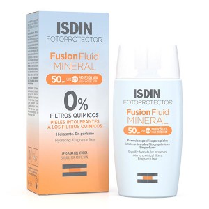 ضدآفتاب  بی رنگ فیوژن فلوئیدایزدین ISDIN FUSION FLUID SPF50