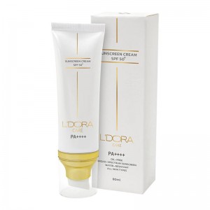 کرم ضدآفتاب بدون رنگ و فاقد چربی SPF50 لدورا