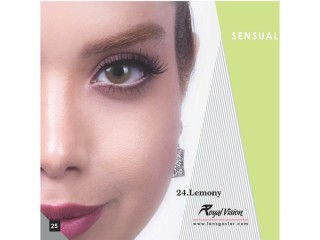 لنز چشم رنگی رویال ویژن شماره 24