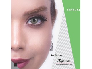 لنز چشم رنگی رویال ویژن شماره 18