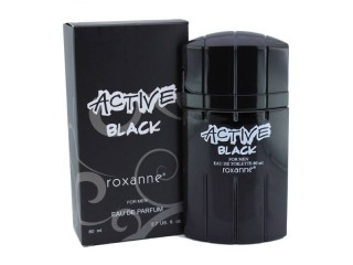 ادوپرفیوم مردانه رکسان مدل ACTIVE BLACK حجم 80 میلی لیتر