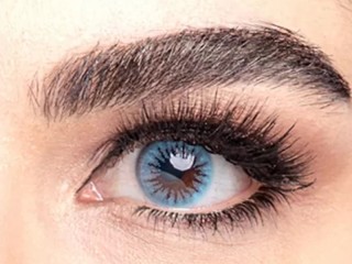 لنز چشم گلامور مدل آبی  Blue 01