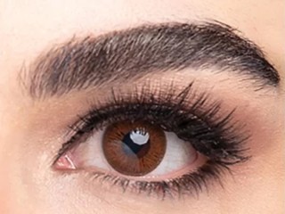 لنز چشم گلامور مدل عسلی  Hazel 05