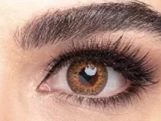 لنز چشم گلامور مدل عسلی  Hazel 07