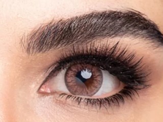 لنز چشم گلامور مدل عسلی  Hazel 03