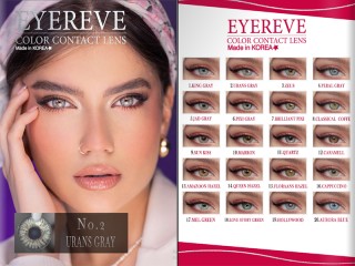 لنز چشم آی ریو شماره 2 Urans Gray