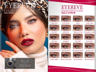 لنز چشم آی ریو شماره 6 Pixi Gray