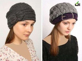 مدل کلاه بافتنی دخترانه