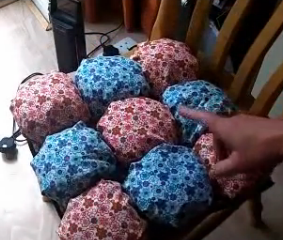 ویدئو : آموزش کوسن و بالش پفی چند تکه زیبا