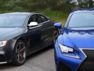 ویدئو :  جدال لکسوس RC-F و آئودی RS۵
