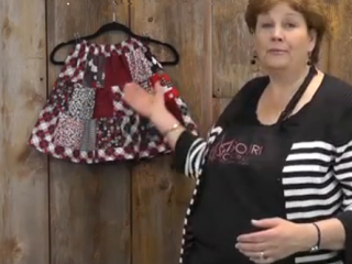 ویدئو : دوخت دامن چهل تیکه ساده توسط خانم جینی دوان