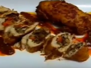 ویدئو : رولت مرغ و سبزیجات