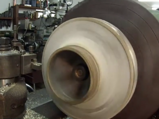 ویدئو : طریقه تراشکاری پروانه برنجی سانتریفیوژی-بخش چهارم