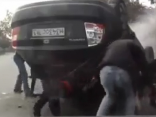 ویدئو :بدترین تصادفاتی که از بیخ گوش قربانیان گذشت(خوش شانسی!)