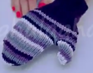 ویدئو : آموزش ساخت ست بافتنی بدون نیاز به بافت(شال.دستکش.کلاه)