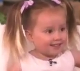 ویدئو :  این دختر بچه سه ساله ی نابغه رو نگاه کنید