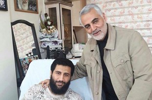 ویدئو :  هدیه جانباز مدافع حرم به حاج قاسم