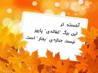 عکس نوشته های احساسی و رمانتیک پاییزی