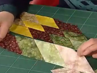 ویدئو :  آموزش چهل تکه دوزی