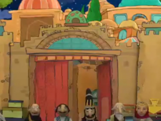 ویدئو :  همدردی عروسک های شکرستان با کلاه قرمزی