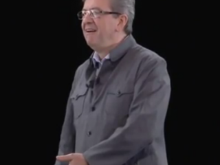 ویدئو :  ظاهر شدن کاندیدای ریاست جمهوری فرانسه با هولوگرافیک