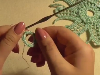 ویدئو :    آموزش بافت موتیف گل توری - 1