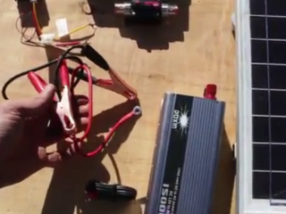 ویدئو :  طریقه ساخت پنل خورشیدی قابل حمل در خانه