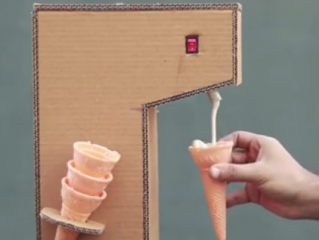 ویدئو :  یادگیری ساختنی علمی ساده: ساخت دستگاه بستنی