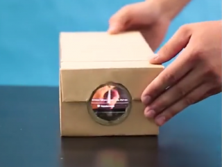 ویدئو :   به همین راحتی میتوانید ویدئو پرژکتور بسازید.!!