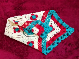 پتو نوزادی بافتنی