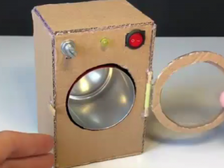 ویدئو :  ساخت ماشین لباسشویی در خانه