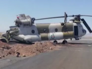 ویدئو :   سقوط یک فروند بالگرد آموزشی ارتش در ملارد