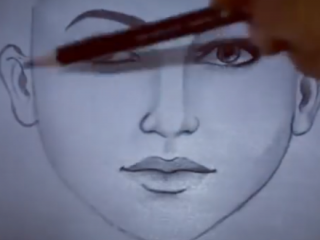 ویدئو :  آموزش نقاشی چهره سیاه و سفید
