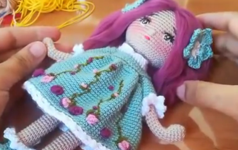 ویدئو :  آموزش بافتنی - بافت عروسک