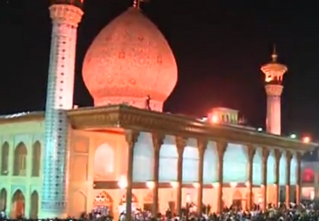 ویدئو : دقایقی آرامش در حرم احمد بن موسی شاهچراغ - شیراز