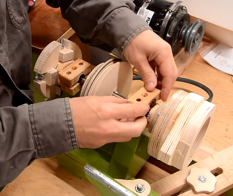 ویدئو : آموزش ساخت بلبرینگ چوبی در کارگاه نجاری